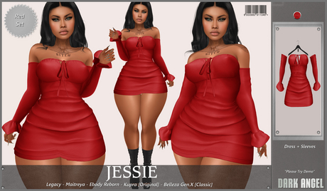Second Life Marketplace - Dark Angel : Jessie Set - Red Legacy